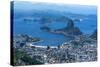 Outlook from the Christo Statue over Rio De Janeiro and the Famous Sugar Loaf-Michael Runkel-Stretched Canvas