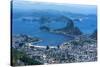 Outlook from the Christo Statue over Rio De Janeiro and the Famous Sugar Loaf-Michael Runkel-Stretched Canvas