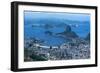 Outlook from the Christo Statue over Rio De Janeiro and the Famous Sugar Loaf-Michael Runkel-Framed Photographic Print