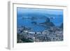 Outlook from the Christo Statue over Rio De Janeiro and the Famous Sugar Loaf-Michael Runkel-Framed Photographic Print