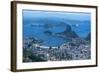 Outlook from the Christo Statue over Rio De Janeiro and the Famous Sugar Loaf-Michael Runkel-Framed Photographic Print