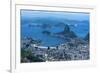 Outlook from the Christo Statue over Rio De Janeiro and the Famous Sugar Loaf-Michael Runkel-Framed Photographic Print