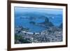 Outlook from the Christo Statue over Rio De Janeiro and the Famous Sugar Loaf-Michael Runkel-Framed Photographic Print