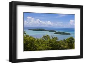 Outlook over the Island of Babeldaob and Some Little Islets, Palau, Central Pacific-Michael Runkel-Framed Photographic Print
