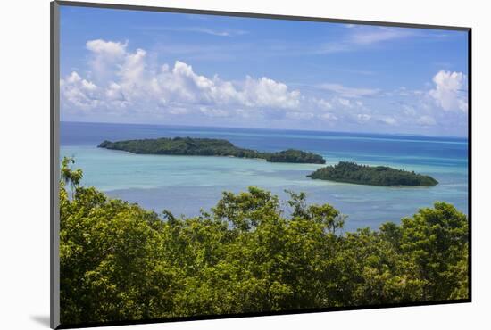 Outlook over the Island of Babeldaob and Some Little Islets, Palau, Central Pacific-Michael Runkel-Mounted Photographic Print