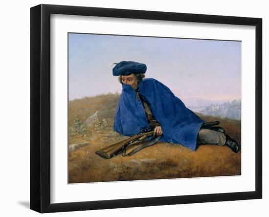 Outpost Duty, 1829-Georg Friedrich Kersting-Framed Giclee Print