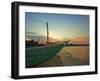 Outrigger Boat at Sunset at This Fishing Beach and Popular Tourist Surf Destination, Arugam Bay, Ea-Robert Francis-Framed Photographic Print