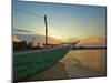 Outrigger Boat at Sunset at This Fishing Beach and Popular Tourist Surf Destination, Arugam Bay, Ea-Robert Francis-Mounted Photographic Print