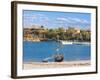 Outrigger Boat Lying on Bank of Sand, Antsanitian Beach Resort, Mahajanga, Madagascar-Michael Runkel-Framed Photographic Print