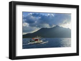 Outrigger Cruising on the Waters around the New Wonder of the World and UNESCO World Heritage Site-Michael Runkel-Framed Photographic Print