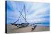 Outrigger Fishing Boat on Negombo Beach at Sunrise, Sri Lanka, Asia-Matthew Williams-Ellis-Stretched Canvas