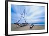 Outrigger Fishing Boat on Negombo Beach at Sunrise, Sri Lanka, Asia-Matthew Williams-Ellis-Framed Photographic Print