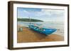 Outrigger Fishing Boat on West Beach of the Isthmus at This Major Beach Resort on the South Coast-Rob Francis-Framed Photographic Print