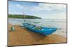 Outrigger Fishing Boat on West Beach of the Isthmus at This Major Beach Resort on the South Coast-Rob Francis-Mounted Photographic Print