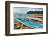 Outrigger Fishing Boats on the East Side of the Isthmus at This South Coast Resort Town-Rob-Framed Photographic Print