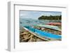 Outrigger Fishing Boats on the East Side of the Isthmus at This South Coast Resort Town-Rob-Framed Photographic Print