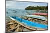 Outrigger Fishing Boats on the East Side of the Isthmus at This South Coast Resort Town-Rob-Mounted Photographic Print