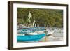 Outrigger Fishing Boats on West Beach of the Isthmus at This Major Beach Resort on the South Coast-Rob Francis-Framed Photographic Print