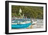 Outrigger Fishing Boats on West Beach of the Isthmus at This Major Beach Resort on the South Coast-Rob Francis-Framed Photographic Print