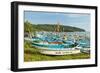 Outrigger Fishing Boats on West Beach of the Isthmus at This Major Beach Resort on the South Coast-Rob Francis-Framed Photographic Print