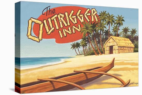 Outrigger Inn, Hawaii-Kerne Erickson-Stretched Canvas