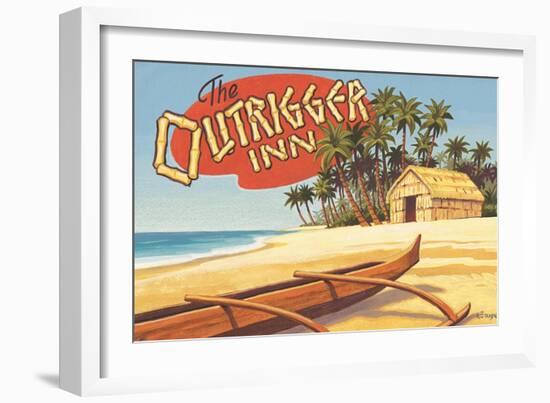 Outrigger Inn, Hawaii-Kerne Erickson-Framed Art Print