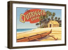 Outrigger Inn, Hawaii-Kerne Erickson-Framed Art Print