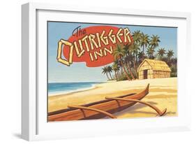 Outrigger Inn, Hawaii-Kerne Erickson-Framed Art Print