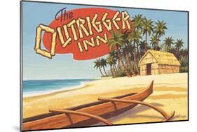 Outrigger Inn, Hawaii-Kerne Erickson-Mounted Art Print