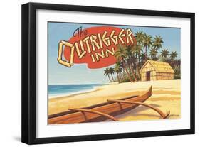 Outrigger Inn, Hawaii-Kerne Erickson-Framed Premium Giclee Print
