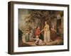 'Outside a Country Alehouse', c18th century-William Ward-Framed Giclee Print