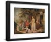 'Outside a Country Alehouse', c18th century-William Ward-Framed Giclee Print