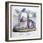 Outside a Temple, India, 1828-Marlet et Cie-Framed Giclee Print