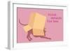 Outside Box - Pink Version-Dog is Good-Framed Art Print