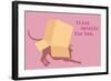 Outside Box - Pink Version-Dog is Good-Framed Art Print