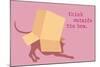 Outside Box - Pink Version-Dog is Good-Mounted Art Print