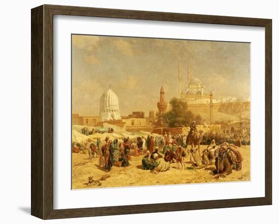 Outside Cairo, 1883-Cesare Biseo-Framed Giclee Print