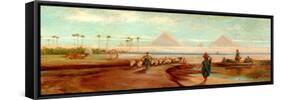 Outside Cairo-Frederick Goodall-Framed Stretched Canvas