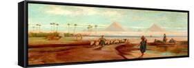 Outside Cairo-Frederick Goodall-Framed Stretched Canvas