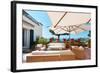 Outside Exterior with Sea View from Terrace-zveiger-Framed Photographic Print