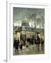 Outside Les Invalides, Paris-Jean-Baptiste Edouard Detaille-Framed Giclee Print