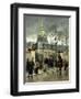 Outside Les Invalides, Paris-Jean-Baptiste Edouard Detaille-Framed Giclee Print