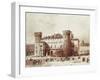 Outside Palazzo Madama in Turin-Giovanni Migliara-Framed Giclee Print