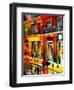 Outside Pat O Briens Bar-Diane Millsap-Framed Art Print