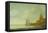 Outside Rotterdam-Simon Jacobsz Vlieger-Framed Stretched Canvas