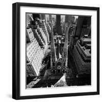 Outside St. Patricks Cathedral During Pope Paul VI's Visit-Michael Rougier-Framed Premium Photographic Print