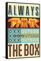 Outside the Box-Vintage Vector Studio-Framed Stretched Canvas