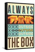 Outside the Box-Vintage Vector Studio-Framed Stretched Canvas