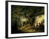 Outside the Dolphin Inn, 1792-George Morland-Framed Giclee Print