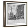 Outside the Eagle Tavern and Coffee House, Bath and Liverpool Hotel, London, C1800-Peter Mazell-Framed Giclee Print